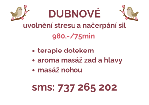 dubnová nabídka terapie nové doby